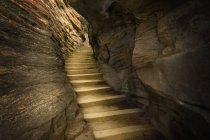 Stairway In Rocks going up — Stock Photo