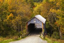 Крытый мост в Квебеке — стоковое фото