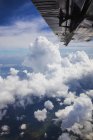 Небо с облаком во время полета из Манагуа — стоковое фото