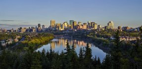 Skyline del centro di Edmonton — Foto stock