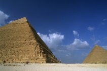 Pirámide de Khafra en Egipto - foto de stock