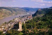 Oberwesel And Rhine River — Stock Photo