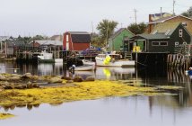 Villaggio di pescatori di West Dover — Foto stock