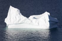 Iceberg en agua fría - foto de stock