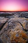 Lichene su rocce vicino Sweetgrass — Foto stock