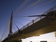 Міст у місті Вінніпег, Канада — стокове фото
