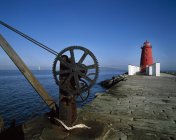 East Wall Lighthouse, River Liffey — Stock Photo