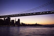 Міст через затоку Сан-Франциско, США — стокове фото
