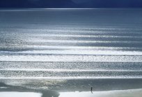 Вид волн на берег — стоковое фото
