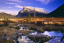 Mount Rundle And Vermillion Lakes — Stock Photo