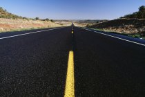 Highway  asphalt road — Stock Photo