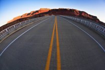 Дорога в Гранд Каньоне — стоковое фото