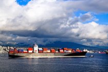 Navire cargo à Vancouver — Photo de stock
