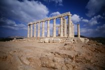 Tempio di Poseidone in Grecia — Foto stock