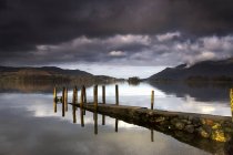 Vista sul lago Derwent — Foto stock