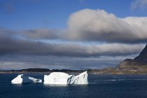 Iceberg en agua fría - foto de stock