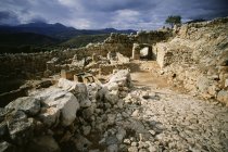 Archäologische Stätte von Mykene, Peloponnes, Griechenland — Stockfoto