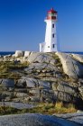 Peggy 's Cove Lighthouse, Nova Escócia — Fotografia de Stock