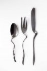 Spoon, Fork And Knife — Stock Photo
