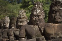 Stone Statues at Cambodia — Stock Photo