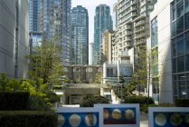 Centre-ville Vancouver au Canada — Photo de stock