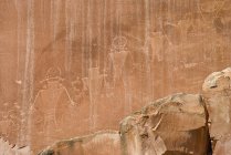 Arte rupestre indio - foto de stock