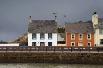 Casas à beira-mar na Inglaterra — Fotografia de Stock