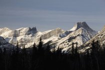 Snow Covered Mountain Range — Stock Photo