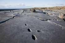 Karst Landscape with holes — Stock Photo