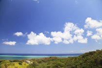 Vista del mar Caribe - foto de stock