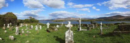 Velho cemitério na Irlanda — Fotografia de Stock