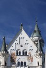 Face frontal de um castelo da Baviera — Fotografia de Stock