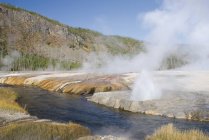 Geyser With Water Shooting Out — Stock Photo