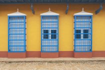 Cuban House Facades — Stock Photo