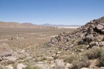 Montagne rocciose del deserto del Mojave — Foto stock