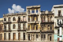 Maisons cubaines habitées — Photo de stock