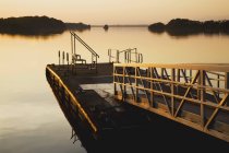 Dock in lough magere — Stockfoto
