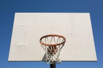 Blick auf Basketballkorb — Stockfoto