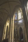 Intérieur de la cathédrale Saint-Vitus — Photo de stock