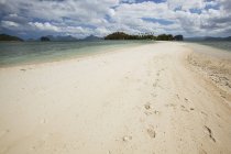 Pura sabbia bianca dell'isola dei serpenti — Foto stock