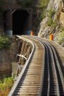 Железная дорога Уайт-Пасс - Юкон — стоковое фото