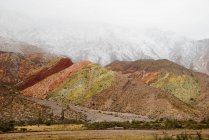 Die farbenfrohen Hügel bei Purmamarca — Stockfoto