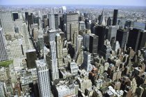 Вид на Манхеттен, Нью-Йорк — стокове фото