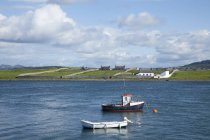 Boats In Sligo Harbour; Rosses Point, County Sligo, Ireland — Stock Photo