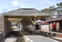 Bahnhof ohne Züge — Stockfoto