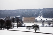 Chatsworth house in peak district national park — Stock Photo