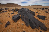 Emplacement roches noires — Photo de stock