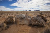 Large rocks in the desert — Stock Photo