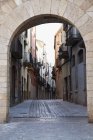 Montblanc ; Tarragone catalonia espagne — Photo de stock