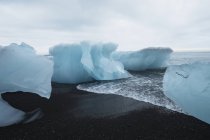 Перегляд льодовикові лагуни — стокове фото